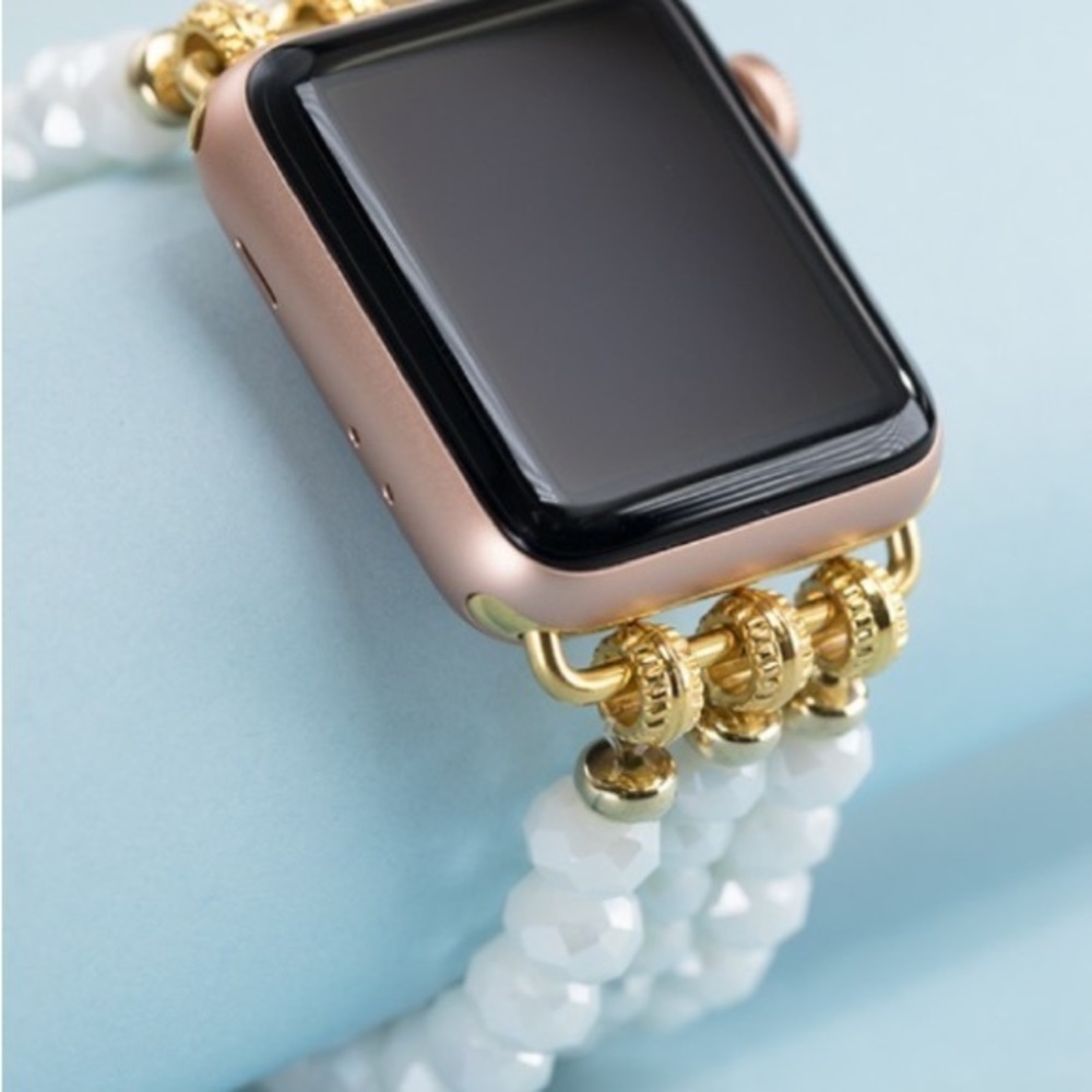 Apple Watch Glass Bead Stretch Bracelet